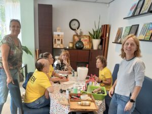 Foto van de groep: Olga, Desiree, Dennes, Esther, Marjolein.